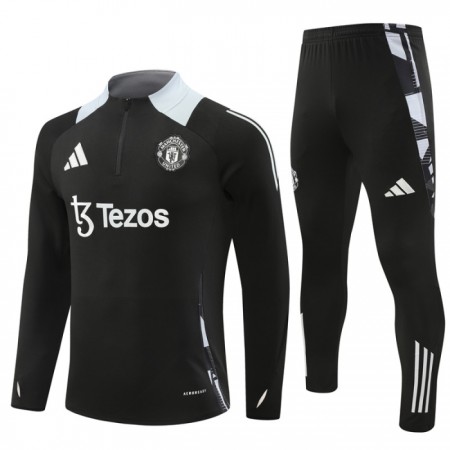 Manchester United 2024-25 Treningowa Ćwiartka-Suwak Czarny Manchester United 2024-25 Treningowa Ćwiartka-Suwak Czarny